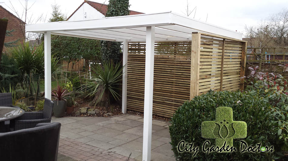 Contemporary Garden Pergola, Garden Room Salford