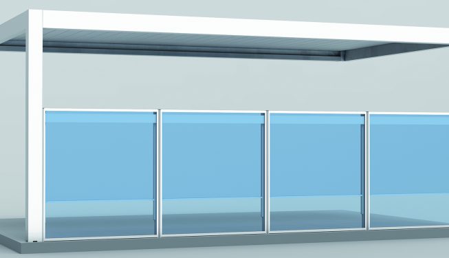 pergolas glazing systems